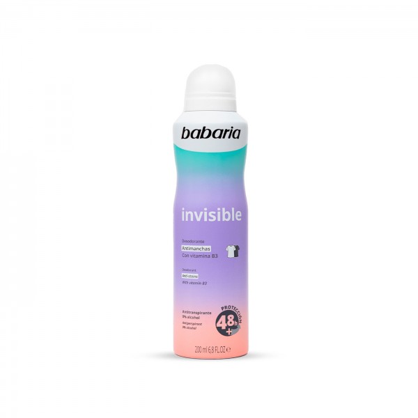 Babaria desodorante spray invisible 200ml