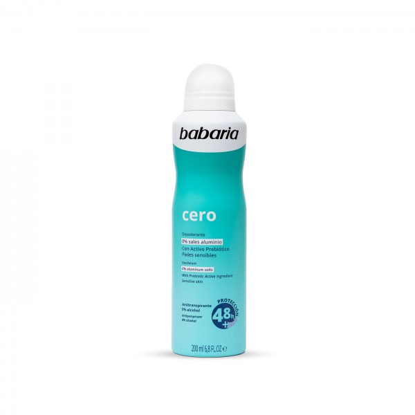 Babaria desodorante spray cero 200ml