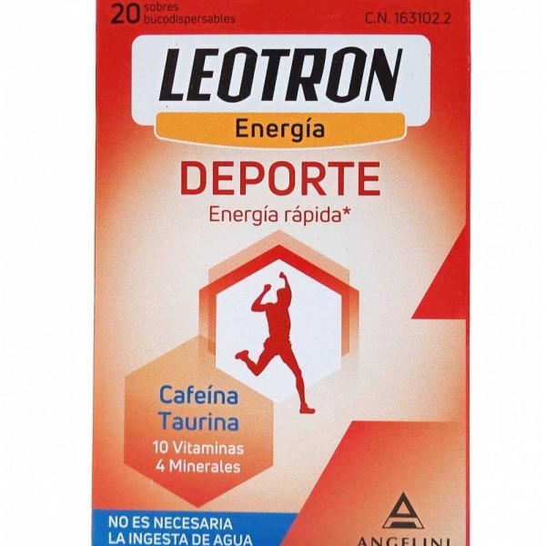 Leotron Deporte 20 Sobres Bucodispersables 2 g