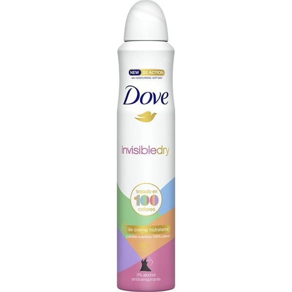 DOVE desodorante InvisibleDry hidratante 200ml